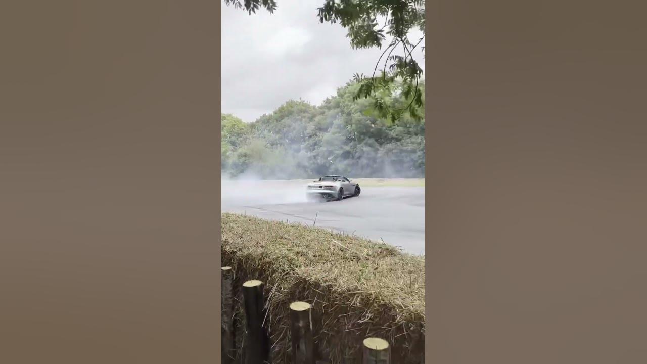 Jaguar drift at Goodwood festival YouTube Jaguar drift at Goodwood festival YouTube