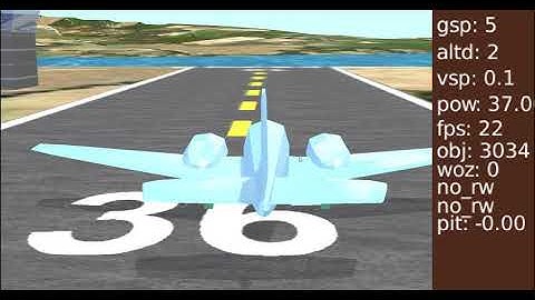 Blender. Bge. Upbge. Flight simulation