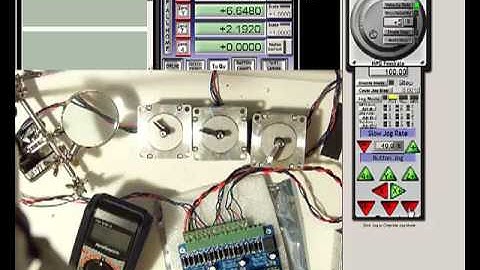 CNC - TB6560 3 Axis Driver Board with Nema 23 Stepper Motors - Test Run using Mach3