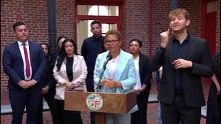 Live: Mayor Bass set to sign executive directive to help LA's immigrant communities amid raids