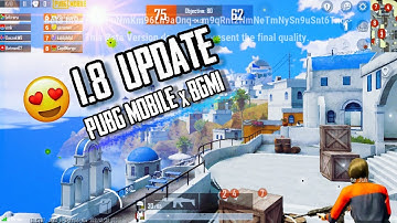 NEW 8 V8 TDM SANTORINI MAP - FIRST LOOK(BATTLEGROUNDS MOBILE INDIA BGMI )