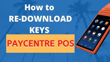 How to re-download keys on Paycentre POS (fix network problem)