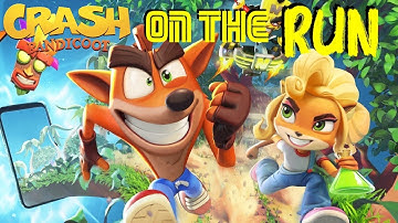 The New MOBILE Crash Bandicoot ?!? CRASH ON THE RUN