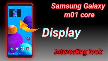 Samsung Galaxy m01 core Display Interesting look
