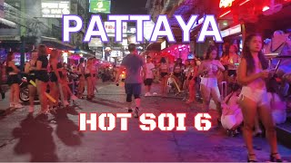 [4K] SOI 6 PATTAYA # WEEKEND PATTAYA HOT SOI 6 NIGHT WALK # PATTAYA HOT SOI 6 NIGHT LIFE 2024 # SOI6