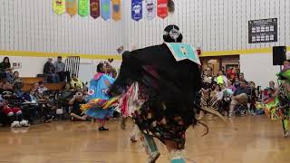 Jr Women's Fancy Sunday Finals (Lara Lasley) at St. Croix Powwow 2023