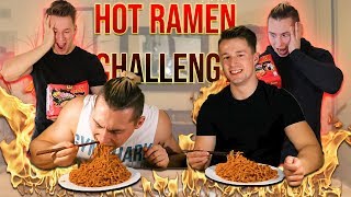 WE ATE 10 PACKS OF SAMYANG HOTTEST NOODLES IN THE WORLD | HOT RAMEN CHALLENGE