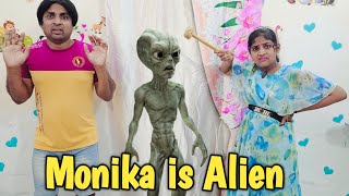 Monika is Alien 👽 in house | comedy video | funny video | Prabhu sarala lifestyle