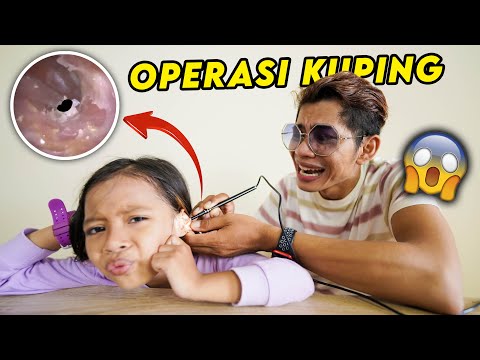 OPERASI KUPING ALUNA‼️😭 KITA MENEMUKAN BENDA ANEH DI DALAM KUPINGNYA‼️😭