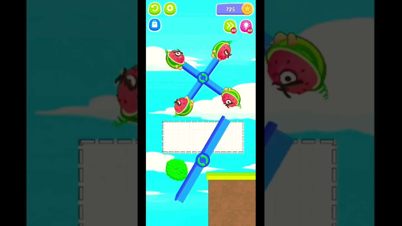 Draw to crash watermelonpuzzle// level 87Full complete