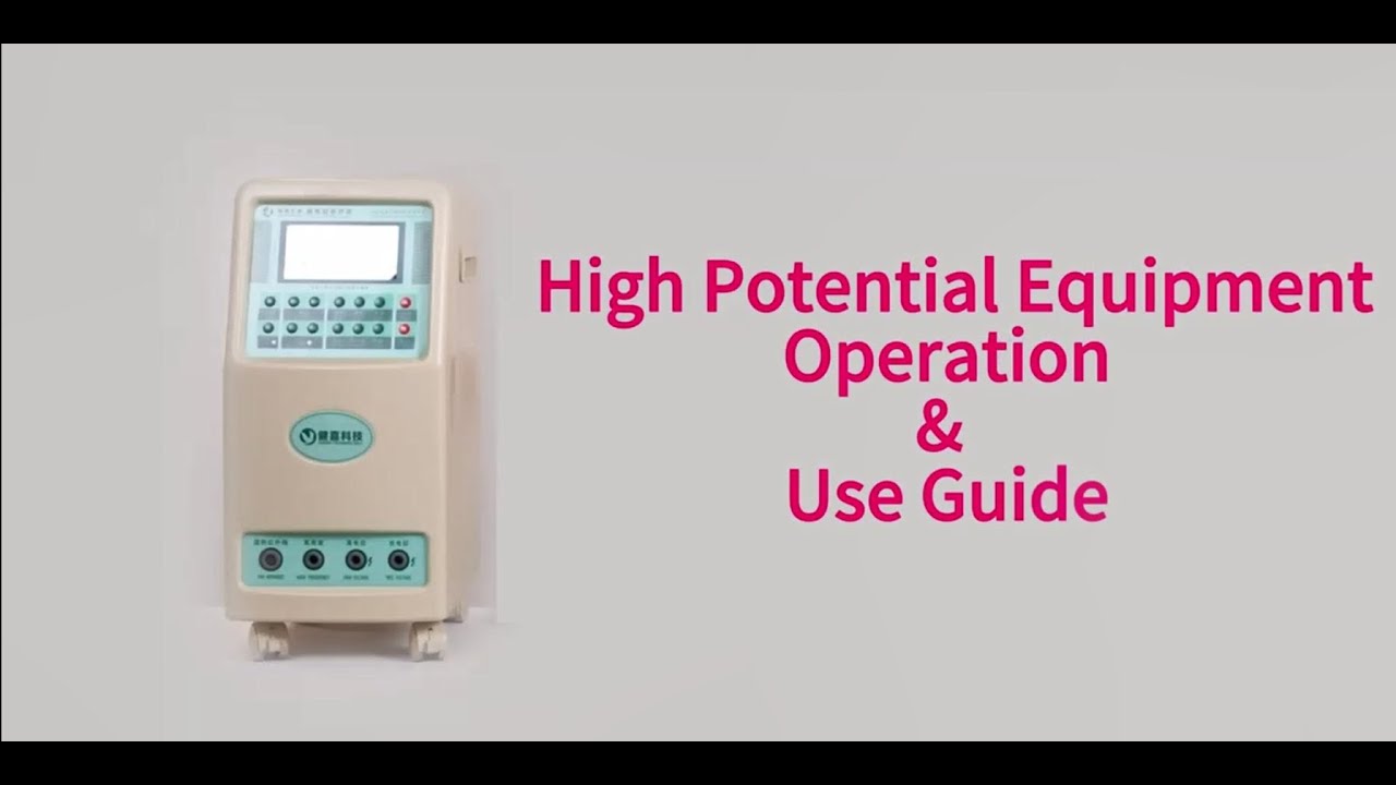Operation and Usage instructions of our JX-9000A High Potential Therapy Device from Shanghai Great