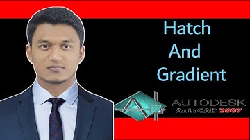 HATCH AND GRADIENT USE IN AUTOCAD.autocad bangla tutorial.autocad for beginners.