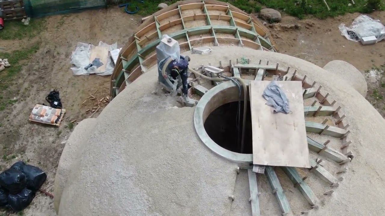 Dom kopułowy hempcrete