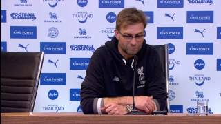 Jurgen Klopp on Jamie Vardy Golazo & whether Liverpool should play like Leicester