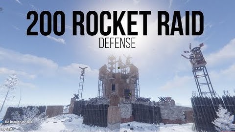 200+ ROCKET RAID ON VANILLA SERVER!