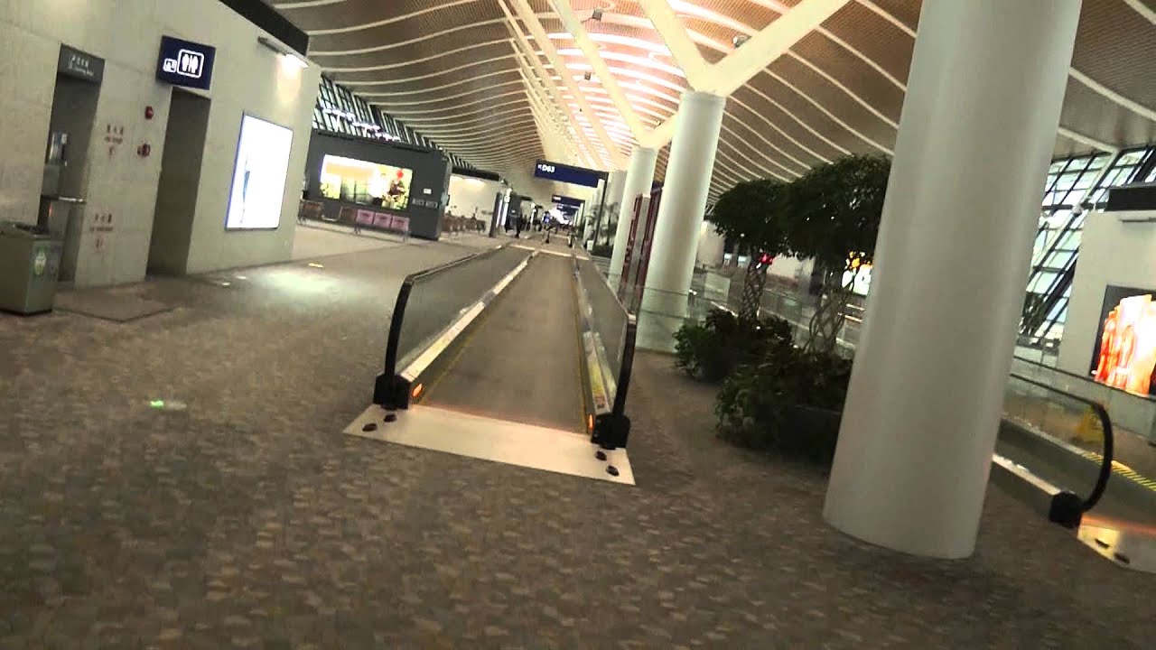 Shanghai's Pudong International Airport Transit Area YouTube