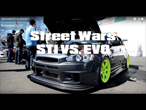 Street Wars STI Vs. EVO 2013