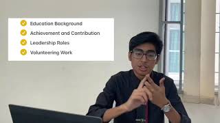 How to make a Curriculum Vitae for University Student