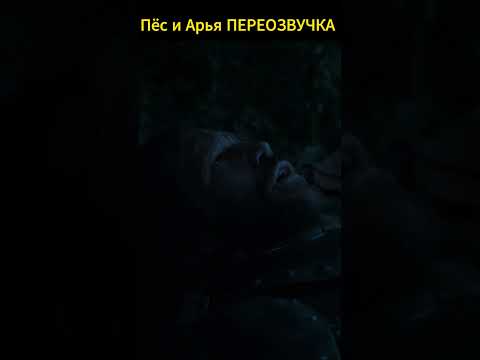 Пес И Арья ПЕРЕОЗВУЧКА Игра престолов #играпрестолов #пес #арья #переозвучка