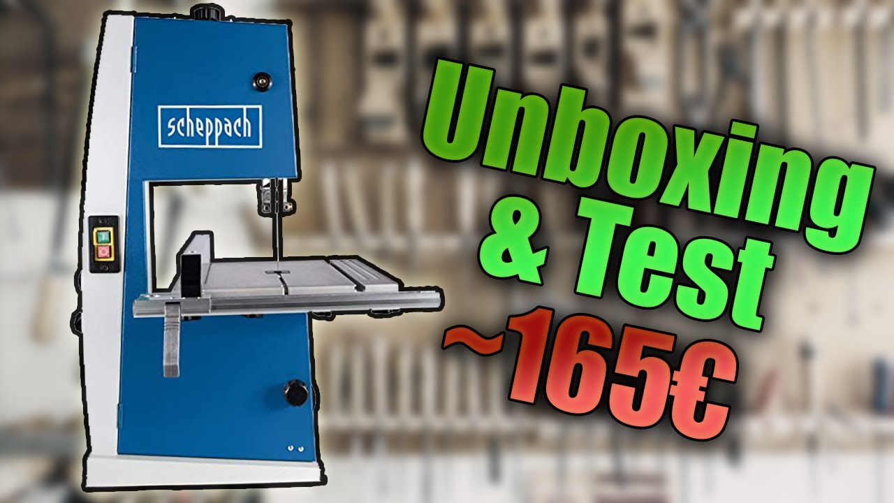 Scie a Ruban Scheppach BASA1 ~165€ - Unboxing et Test