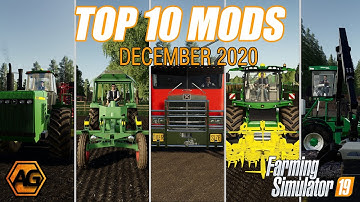 Top 10 Mods December 2020 - Farming Simulator 19
