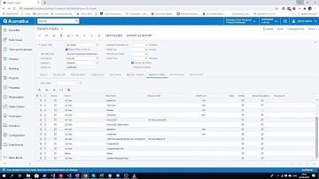 Creating a Dynamic List of Transactions for a Range of Accounts and Financial Periods
