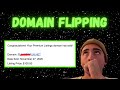 Domain Flipping: Flipping Domains Using Go Daddy Auction - Easiest Passive Income!