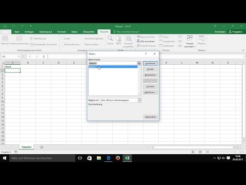 Makros aufzeichnen und ausführen | Auszug aus: Einstieg in VBA mit Excel