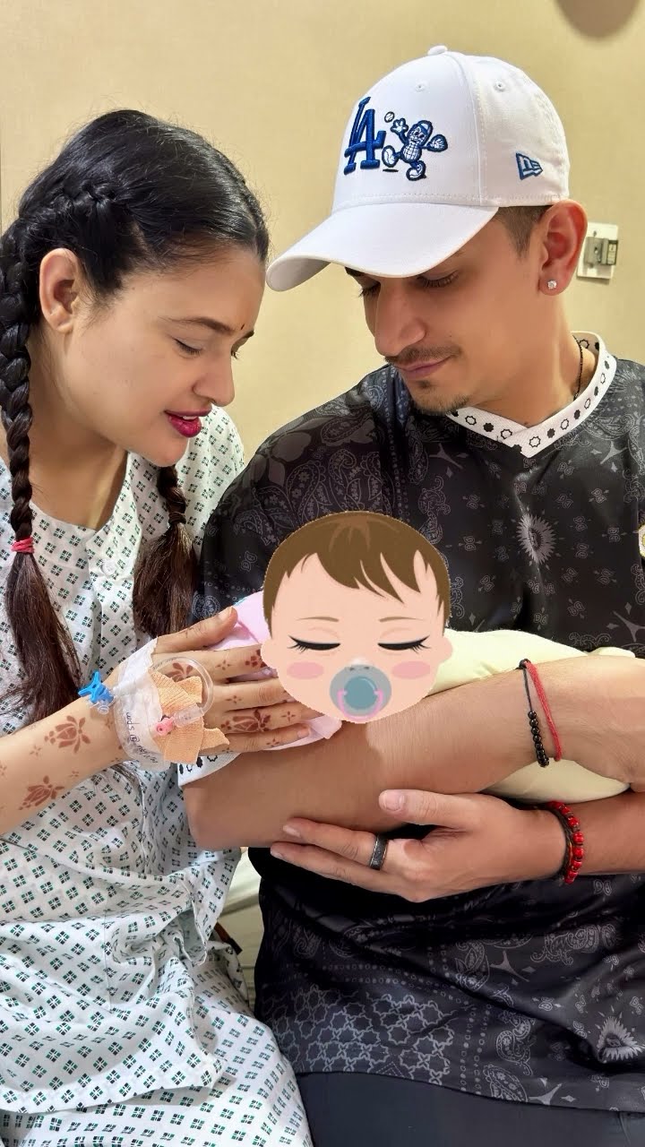Mr \u0026 Mrs Narula with their little princess ?? | Prince Narula | Yuvika Chaudhary | Fillamwala