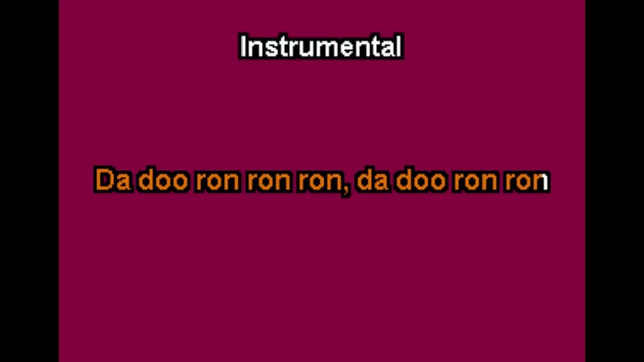 Shaun Cassidy Da Doo Ron Ron Karaoke YouTube
