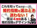 【もう迷わない!!】実は4種類ある婚約指輪のデザインタイプ