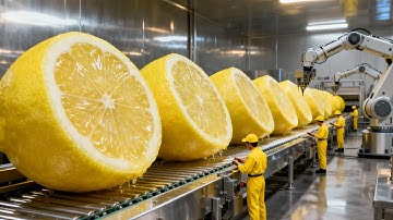 Inside a Modern Lemon Processing Plant: From Fresh Lemons to Natural Clear Juice (Full Process)
