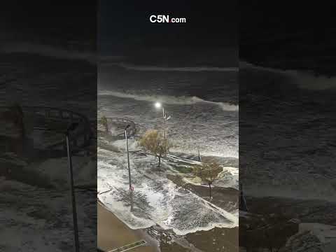 AHORA | IMPACTANTE TEMPORAL en la COSTA ATLÁNTICA