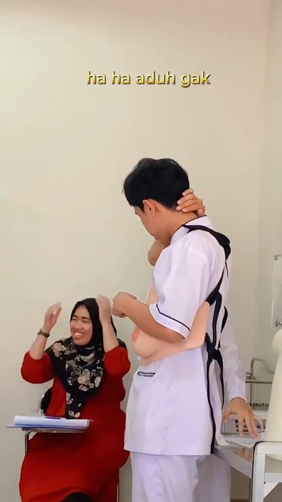 momen lucu ketika mahasiswa perawat praktek bikin ngakak ‼️ ‼️ #lucu #praktek #perawat #momenlucu