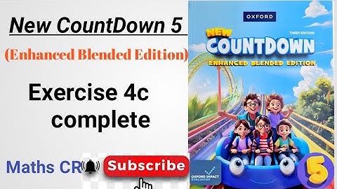 Oxford CountDown level 5 Exercise 4c Complete with Real story sums | Enhanced Blended Edition |