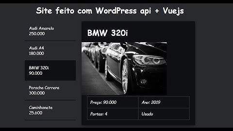 WordPress API + Vue.js