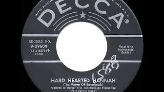 1955 Uncharted 45s: Ella Fitzgerald - Hard Hearted Hannah (The Vamp of Savannah) 1955 Uncharted 45s: Ella Fitzgerald - Hard Hearted Hannah (The Vamp of Savannah)
