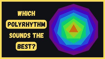Poly rhythm Visualization | Rhythms Sounds AWESOME When Played Together
