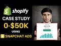 0-$50k In 23 Days Using Snapchat Ads | Shopify Dropshipping Case Study