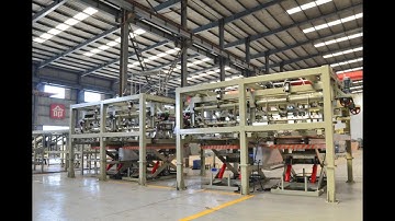 Automatic Plywood Sanding,Grading with 4 bins Stacking Line