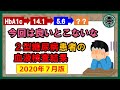 投薬復活？【2020年７月末】2型糖尿病患者の血液検査結果を全て見せます！発症時と最新値を横並びで比較！減薬して１ヶ月後！体重、血糖（HbA1c）、肝臓、腎臓、脂質