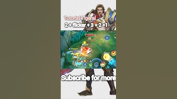 MLBB Best Skill Tigeral Combo Tutorial #shorts #mlbb #tigreal