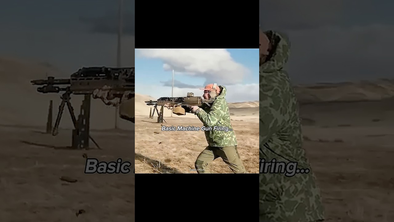 Military Dual Machine Gun Handling Drills