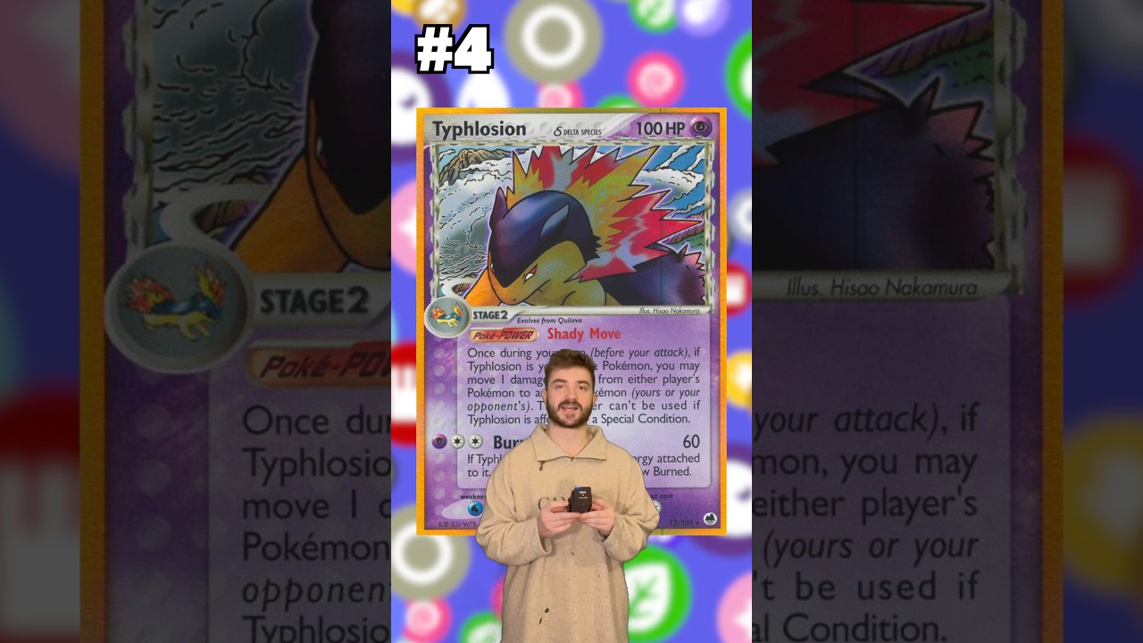 TOP 5 Pokemon Cards - Typhlosion Edition