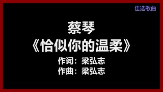 【原唱】 蔡琴 - 《恰似你的温柔》 [歌词]