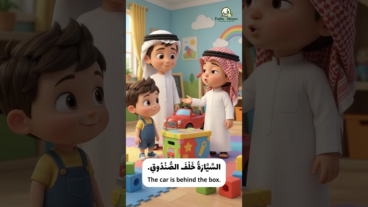Where Is It in Arabic? | بِجَانِبِ أَمَامَ خَلْفَ | Arabic for Beginners
