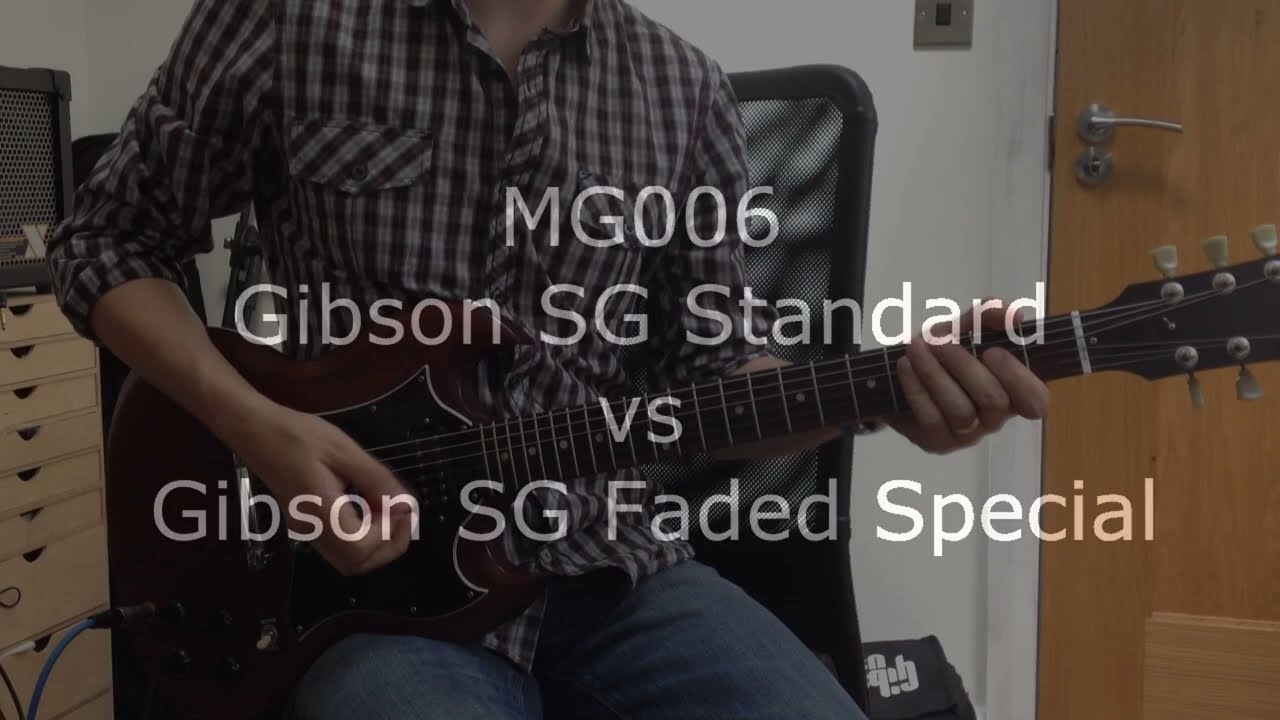 Gibson SG Special Faded 2005 - YouTube