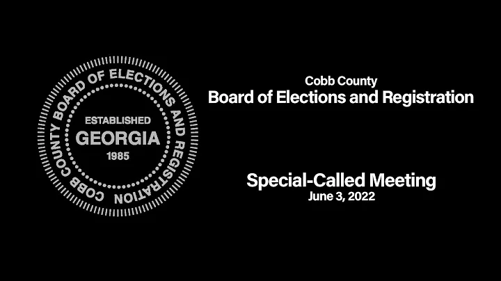 Cobb Co. Board of Elections and Registration Speci...