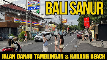 Bali Sanur Street Walking Tour Today 2025