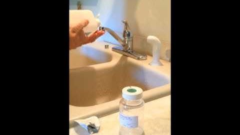 How to Collect a Water Sample to Test for Coliform Bacteria